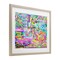 Stupell Industries Miami Fun Collage Framed Print Under Glass, design by Jess Stempel